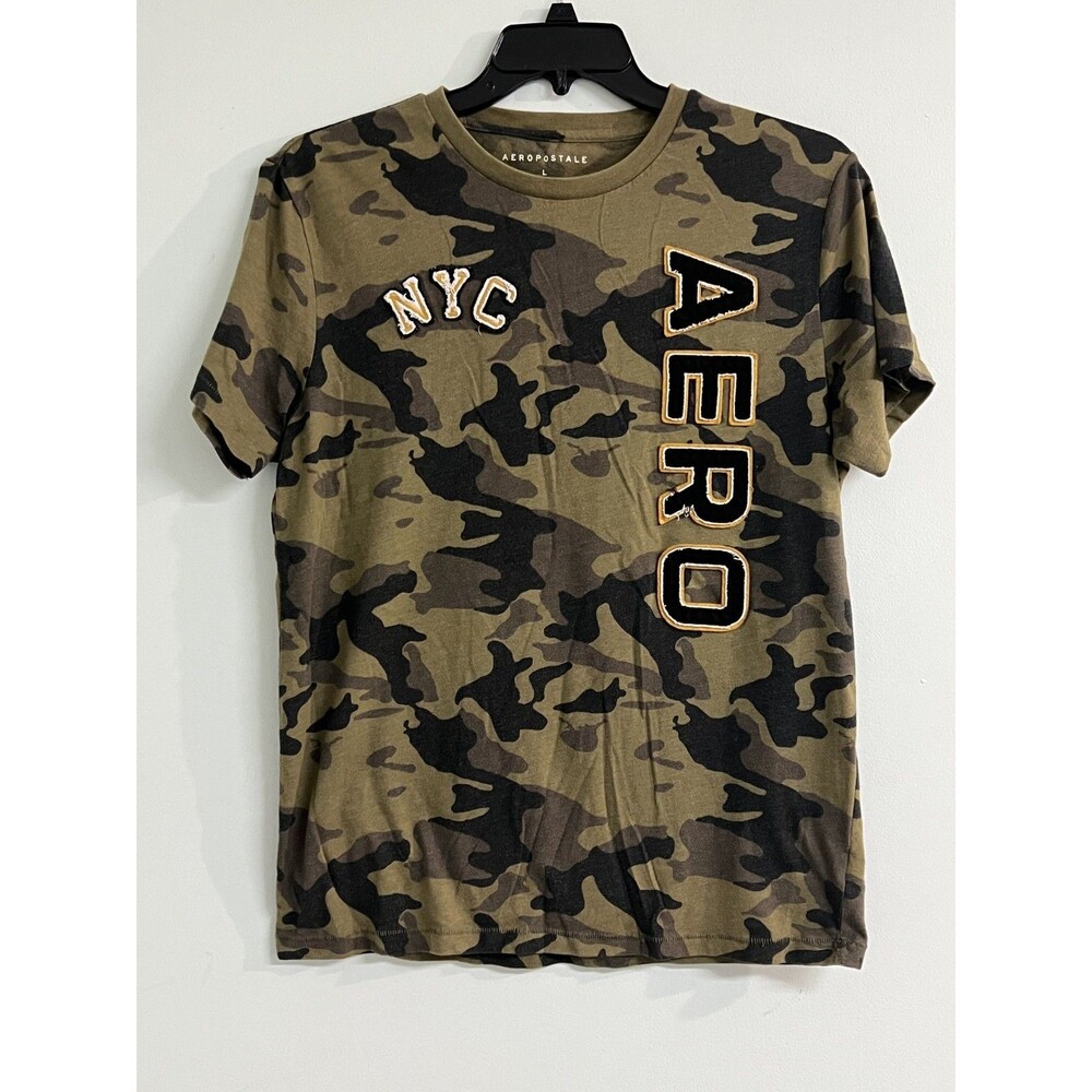 Aeropostale Camo Nyc Aero Tee Size L